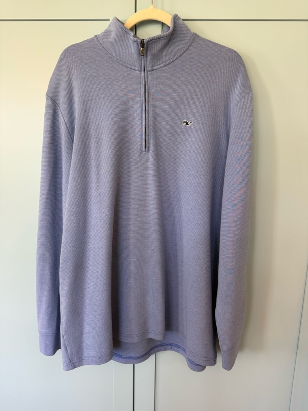 Vineyard Vines Men's Lavender Half-Zip Pullover
